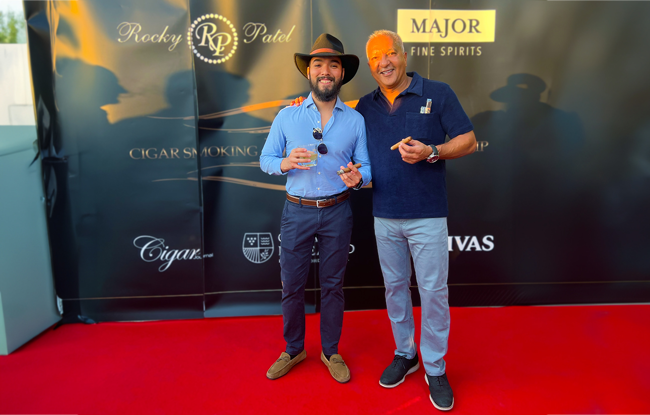Thony Nava with Rocky Patel